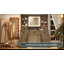 Meuble-lavabo avec miroir coulissant et lumières Farmhouse-765774844