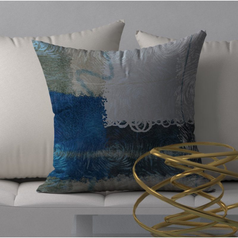 Reversible Throw Pillow, 24" x 24"