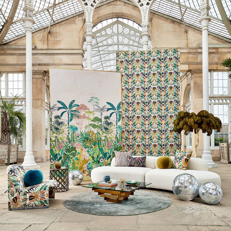 Melora Fabric, Positano/Succulent/Amber Light