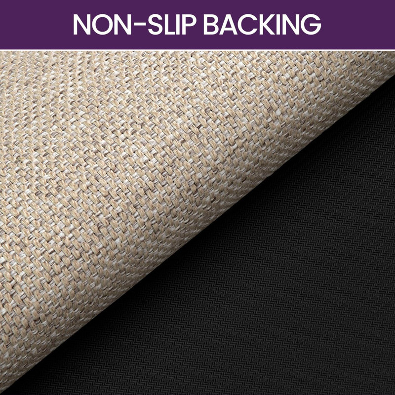 Non Slip Kitchen Rug Mat Sets, Washable Runner Rugs for Hallway, Dining Room and Entrance, 43x75cm+43x200cm, Grey, Beige