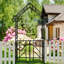 Arche de jardin en métal avec barrière W58,07 * H97,24