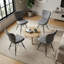Upholstered Upholstered Back Side Chair in Grey