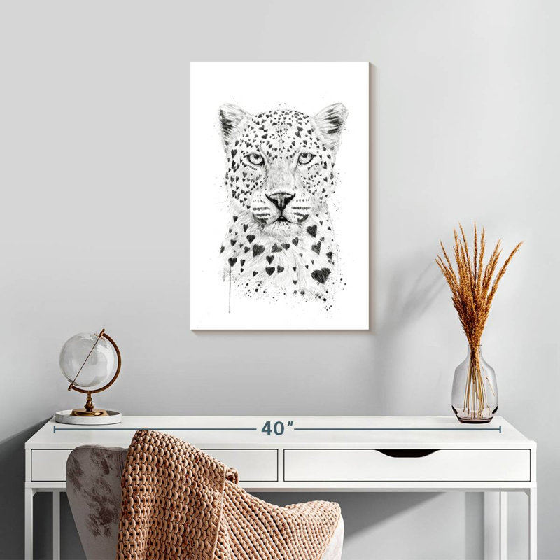 Brampt Lovely Leopard, 24" H x 16" W