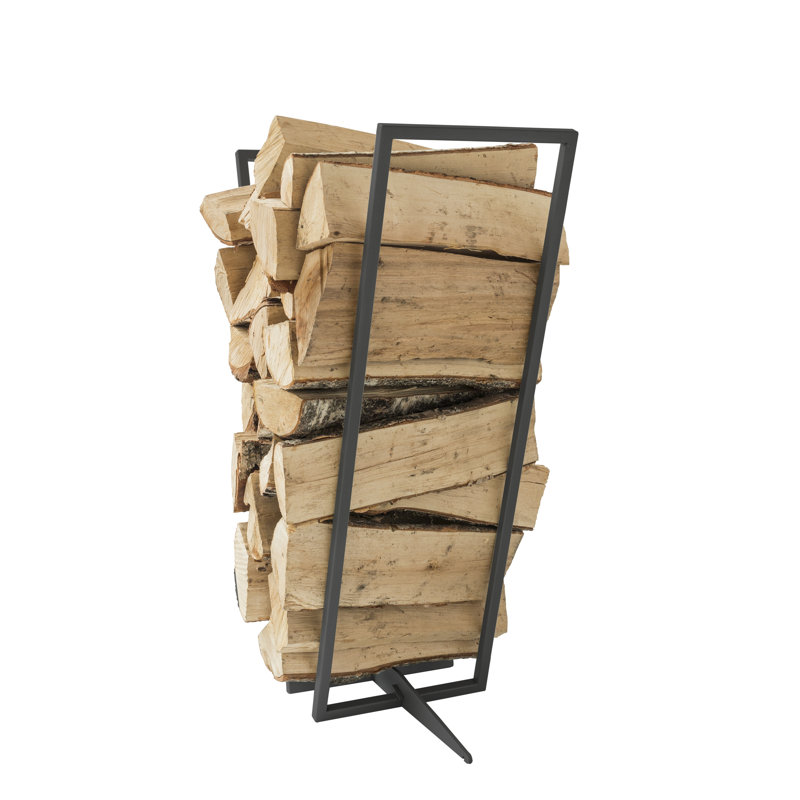 Anokh 19.7'' W Log Rack, Black