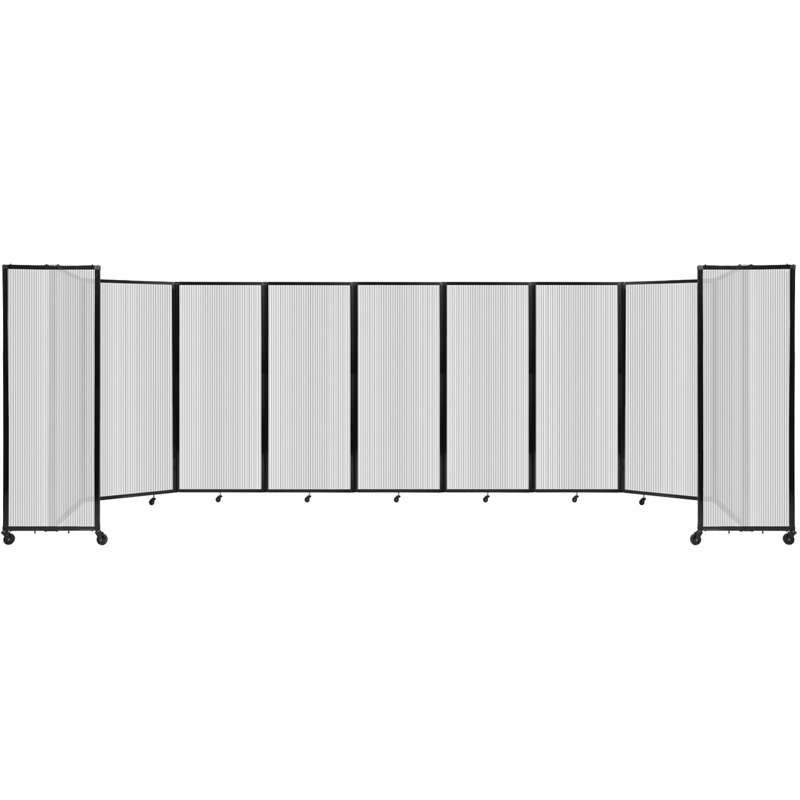Cloison murale en polycarbonate 360, H 82 po x l 300 po, Transparent