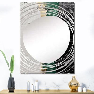 Dalyce - grand miroir mural à peinture abstraite