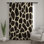 Rideaux à motif de peau de girafe, voilages et voilages à motif animal - 1 panneau