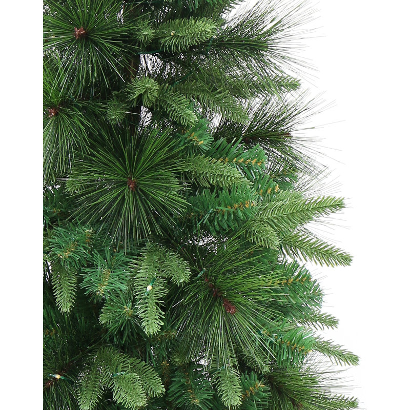 Sapin de Noël artificiel vert 3,9 'avec 150 lumières claires/blanches