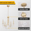 5 - Light Candle Style Chandelier