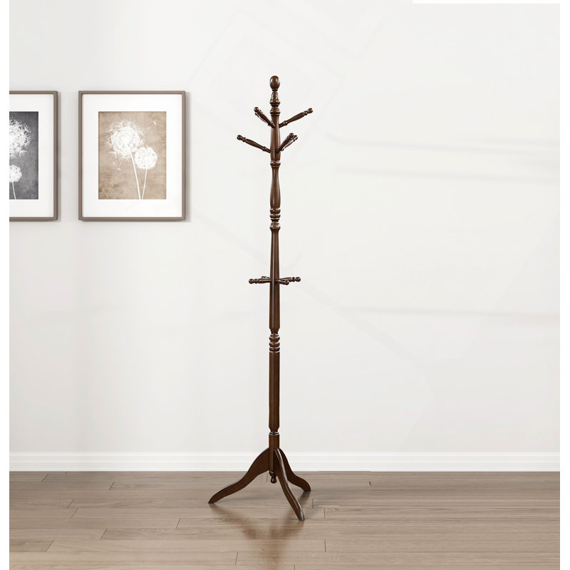 Portemanteau classique 10 pièces, Marron foncé