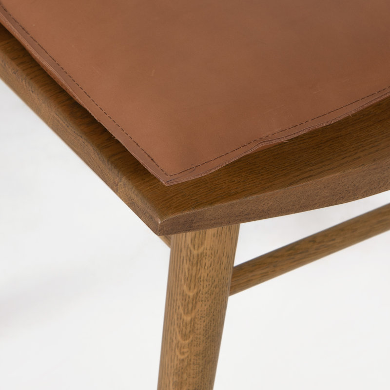 Lewis Solid Wood Dining Chair, Sandy Oak