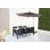 Grimes Rectangular 7 - Piece 6 - Person 195Cm Outdoor Table Set