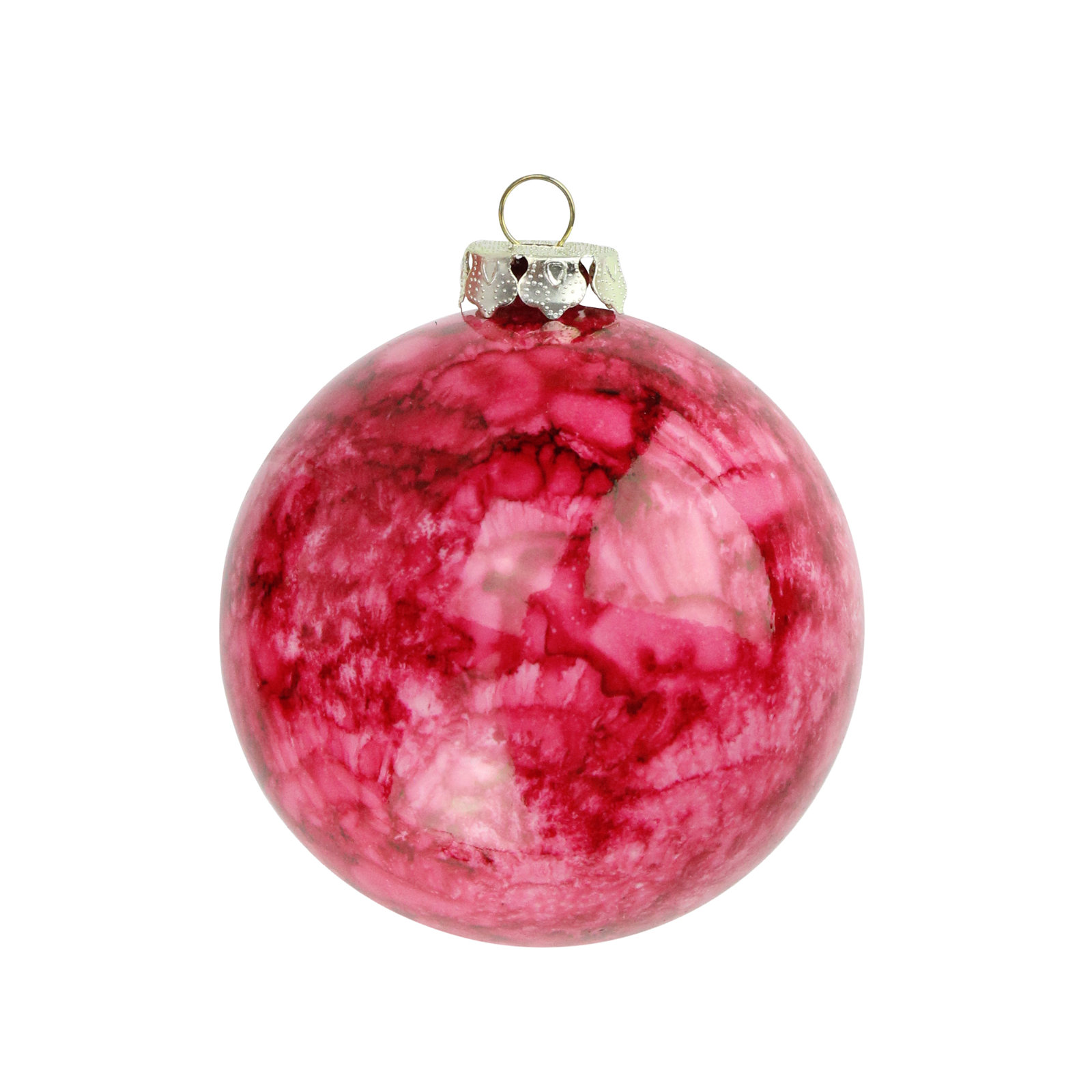 3" Shatterproof Bauble, Crimson Red
