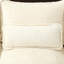 Canapé modulaire en U avec revêtement en chenille et coussins en tissu rembourrés de mousse à dossier en U, sièges confortables