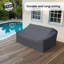 Sommer 64.9'' Wide Wicker Loveseat Cover