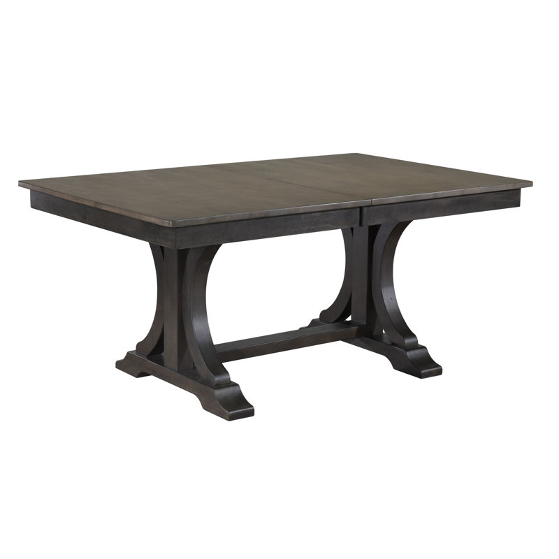 6 - Person Extendable Solid Wood Solid Wood Top Dining Set