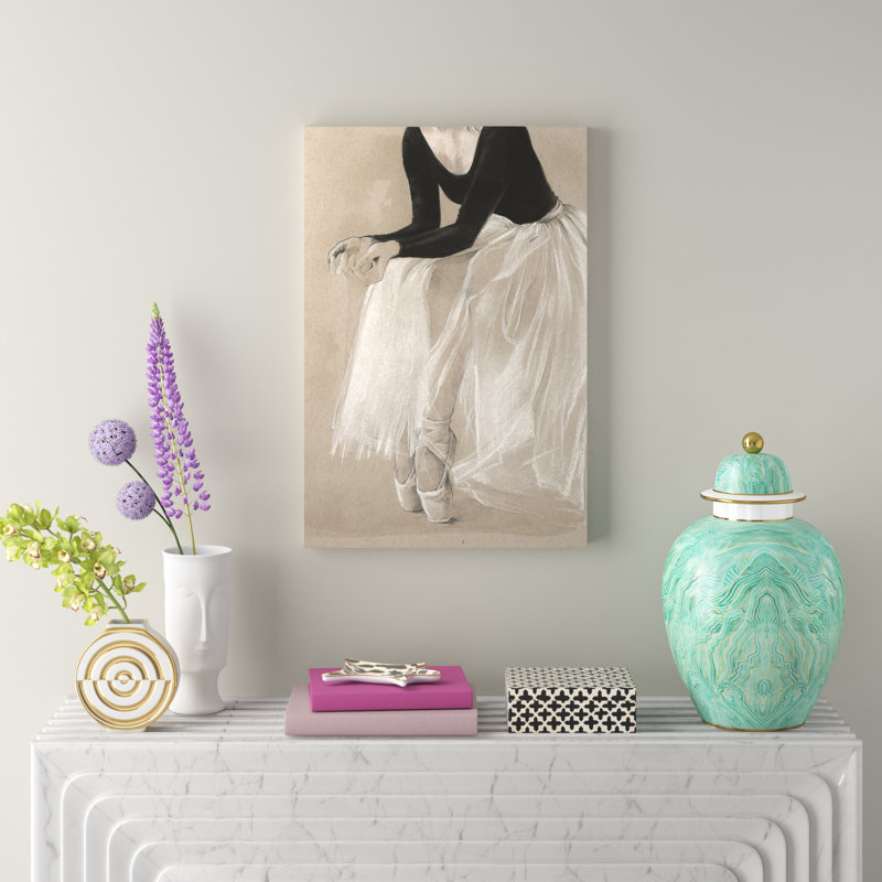 Ballet Study I by Jennifer Paxton Parker - Painting, 122cm H x 81cm W, Wrapped Canvas