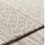 Tapis en laine gris et crème à motif géométrique touffeté à la main Abdera-1993467875