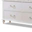 7 tiroirs Virgil Commode blanche