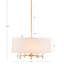 Lustre tambour 5 lumières blanc-933262516