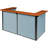 U-Shaped Synthetic Laminate Reception Desk-1377456980