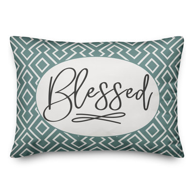 Housse de coussin rectangulaire et insert Blessed