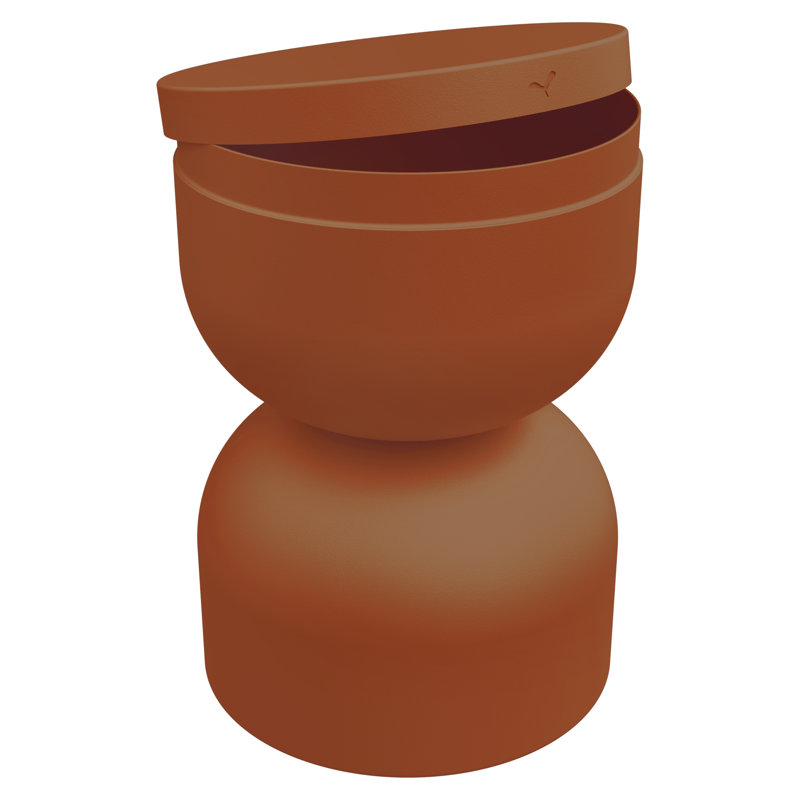 Piapolo Outdoor Round Table, Candied Orange