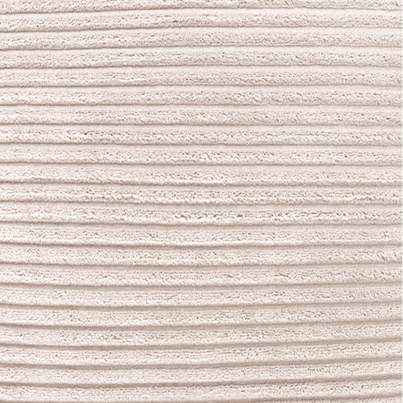 Striped Square Euro Cushion Cover, Cream