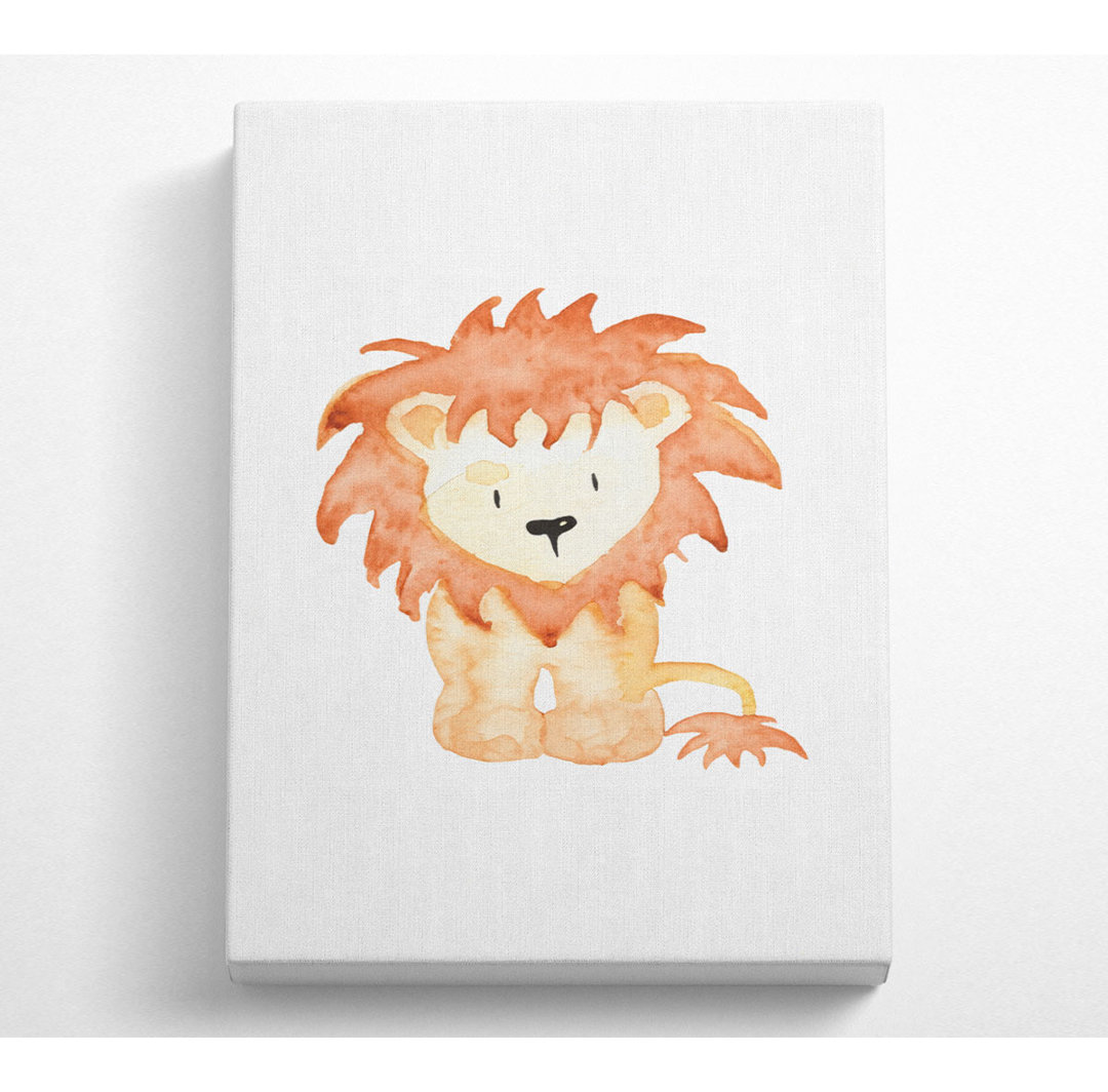 Lion Love - Kunstdrucke auf Leinwand - Wrapped Canvas