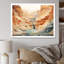 Minimalisme dans un canyon, impression sur toile-199852889-199852896