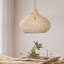 Luminaire suspendu en rotin naturel 1 lumière-108876058