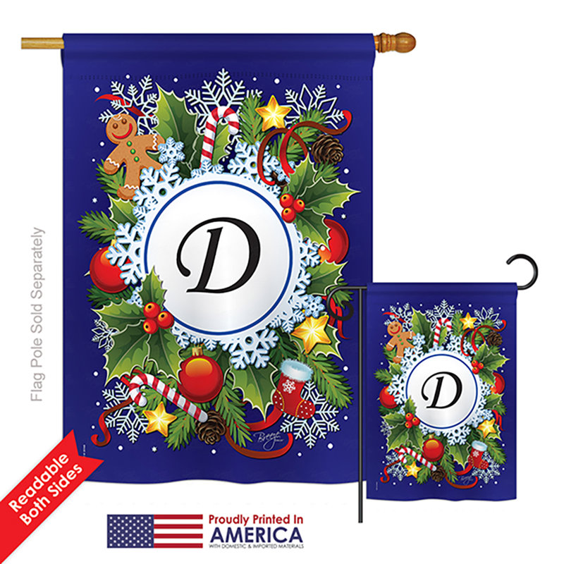 Double Sided Polyester Flag Set, D
