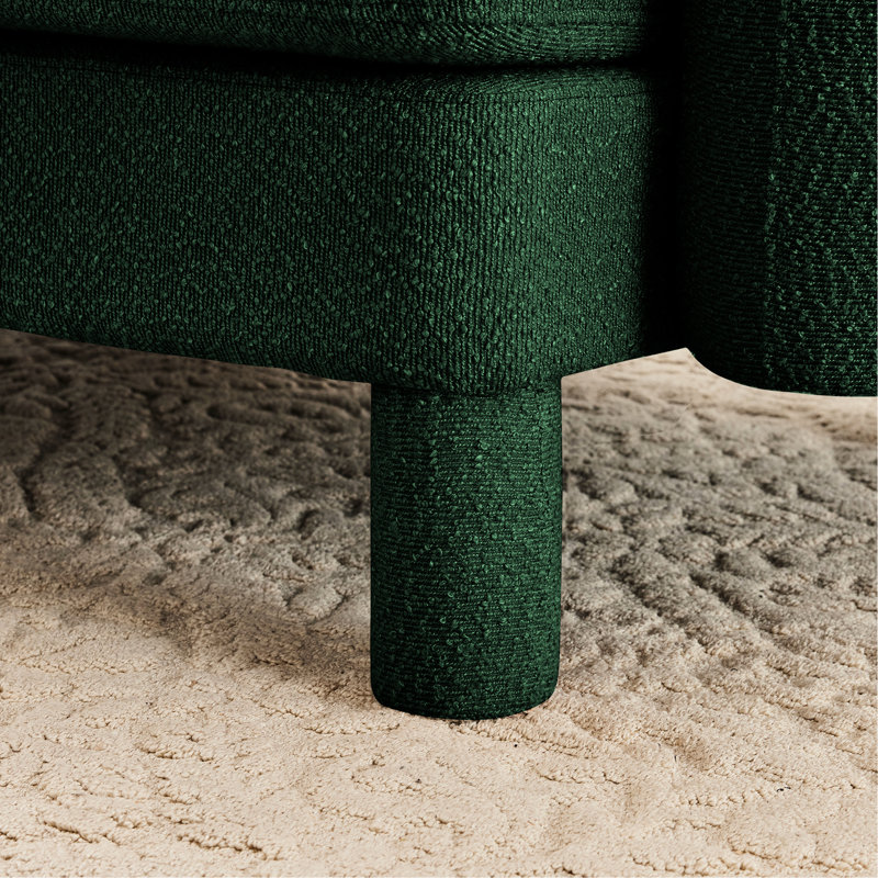 Tissu à 2 places Boucle, Vert