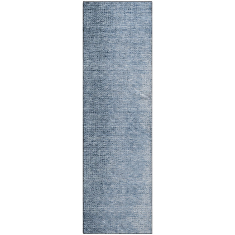 Premium Machine Washable Prisco Blue Rug
