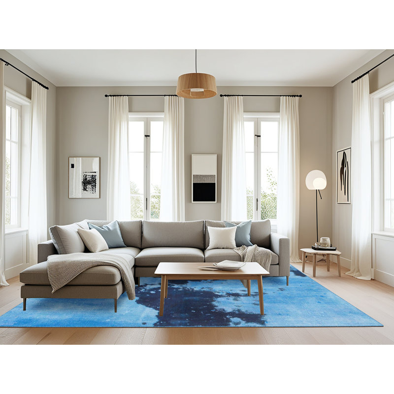 Tapis abstrait moderne 844, Rectangle 8 pi x 12 pi