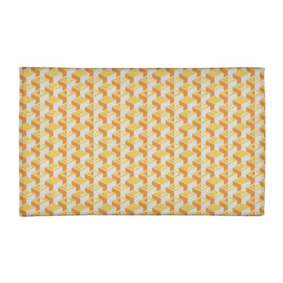 Chenille Geometric Indoor Rug