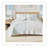 Blue Watercolor Coral Coastal Reversible Quilt Set with Shams-857276005