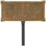 New Yorker 1-Line Lawn Address Sign