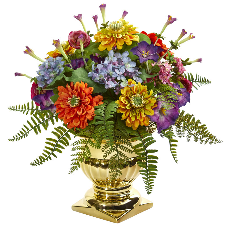 Arrangement floral mixte