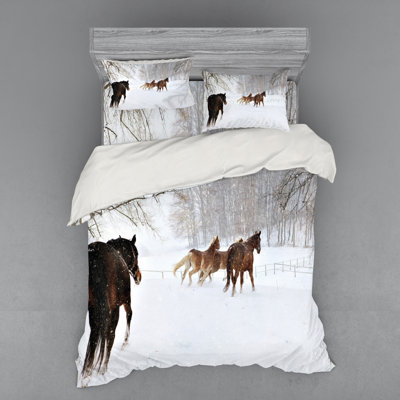 Winter Rustic Duvet Cover