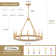 Loene 12 - Light Dimmable Kitchen Island Wagon Wheel Chandelier