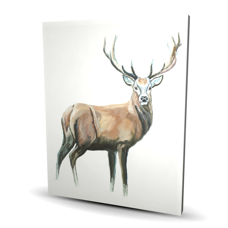Toile de salon rustique cerf | Charmante pièce de décoration intérieure