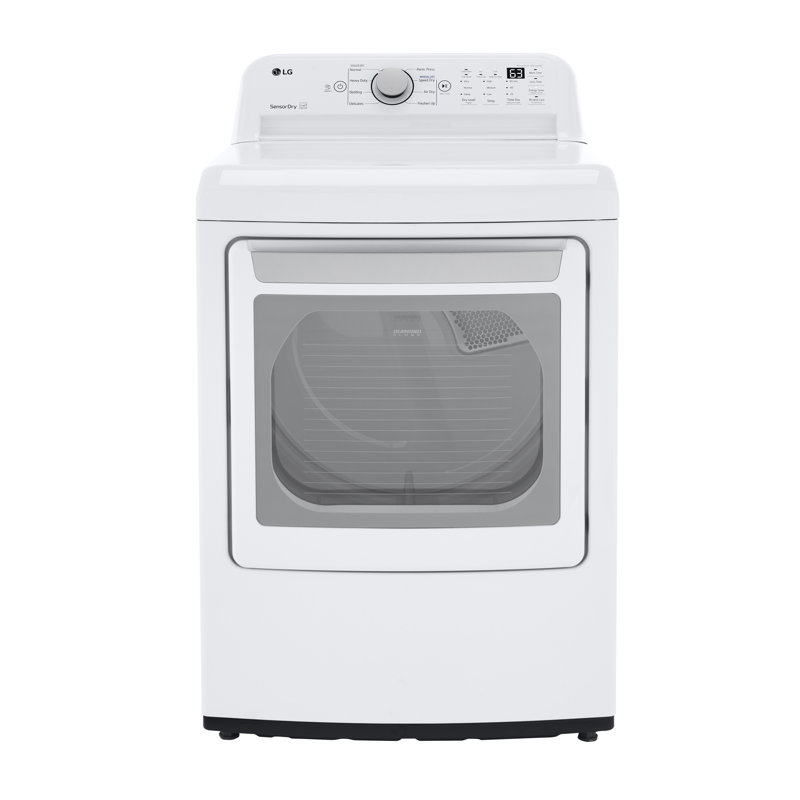 LG 7.3 cu. ft. Ultra Large Capacity Gas Dryer with Sensor Dry Technology, White