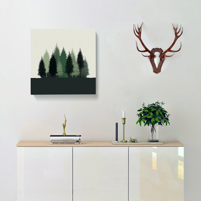 Modern Wall Art - Wrapped Canvas, 35cm H x 35cm W x 3cm D