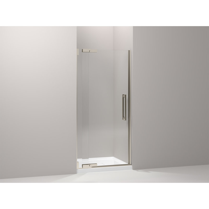 Purist 38.75" x 72.25" Pivot Shower Door, Anodized Brushed Bronze