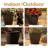 Anjelica Polyresin Large Round Outdoor Planter - 20" - Sable - Set of 4-897292701-897292700