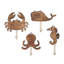 Cove 4-pc. Sea Life Motifs Wall Décor