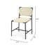Chaise d'appoint rembourrée en cuir Asher-87290927