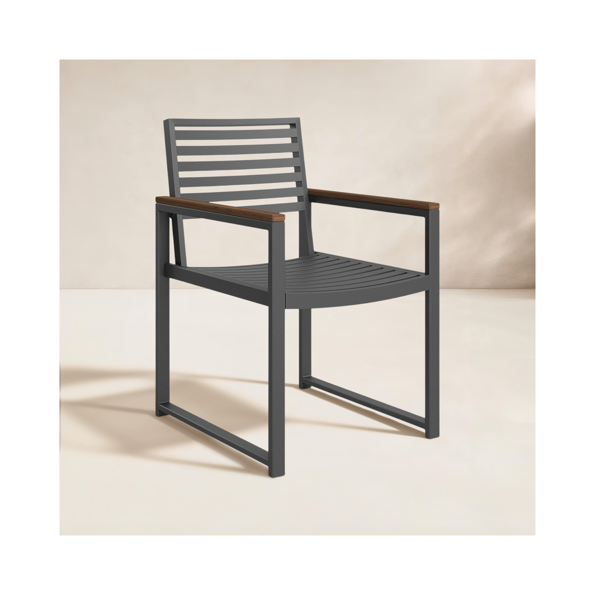 Townsend Premium All-Weather Wicker Outdoor Dining Armchair, Brown
