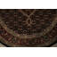 Tapis oriental traditionnel orné foncé 4 x 4 classique